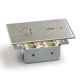 AP-RRP-2-NS-T Nickel Silver Floor Box