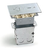 AP-SWB-2-A-T floor box assembly with aluminum cover