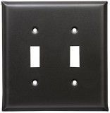 Soft Black Design Light Switch Covers - Outlet Covers