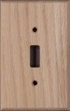 White Oak wood switch plates