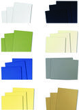 Color Templates Samples for clear glass switch plates.