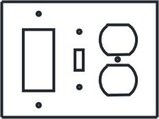 Decora / Single Toggle / Duplex Switch Cover
