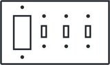 Decora-GFI-Rocker/Triple Toggle switch plate cover