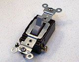Gray Toggle 3 Way Electrical On/Off Switch 15 amp