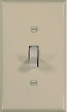 Almond Plain Design Light Switch Covers - Outlet Covers