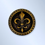 Chambord Fleur de Lis Cabinet Hardware Design Knob