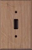 Vertical Grain White Oak Wood Switch Plates