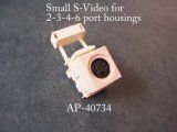 S-Video for 2-3-4-6 port housings 40734 for switch plates