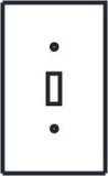 Single Toggle Light Switch Cover