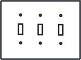 Triple Toggle Switchplates