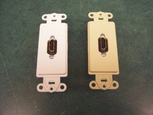 AP-41647 HDMI Feedthrough Connector for switch plates