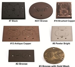 Custom Finished Floor Box Covers