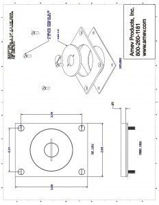 AP-6304-S Floor box cut sheet
