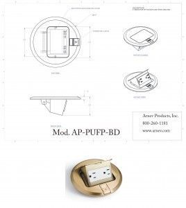 Round floor box cut sheet for concrete or wood floors