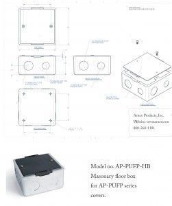 square box for concrete floor  cut sheet