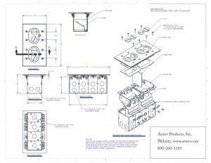 AP-RCFB-2 Floor Box cut sheet