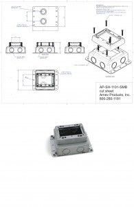 AP-SH-1101-SMB Floor box cut sheet
