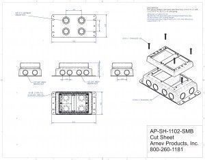 AP-SH-1102-SMB Floor box cut sheet