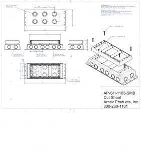 AP-SH-1103-SMBl floor box cut sheet for this shallow box