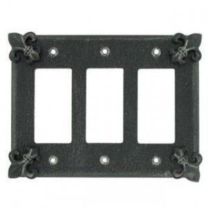 Fleur De Lis Design Switch Plates