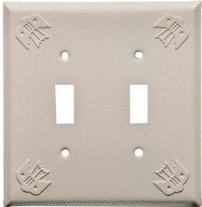 Arizona Sand Thunderbird Design Switch Plates