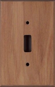 Canary Wood switch plates