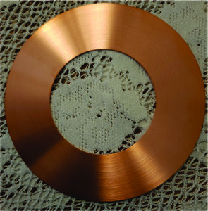 Brushed Copper Goof Rings