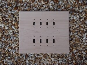 White Oak wood switch plates