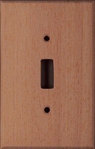 Douglas Fir wood Switchplates