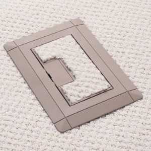 APC-E9761S Floor Box Cover 1-gang rectangular in Slate