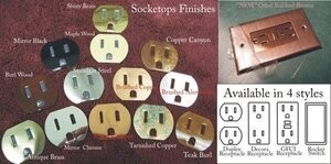 socketops finishes for switch plates receptacle covers