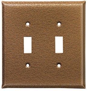 Hammered copper Light Switch Covers - Outlet Covers