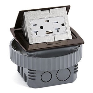 Kitchen countertop pop-up box from Arnev Products, Inc.