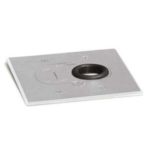 AP-RCFB-1-A Aluminum floor box for wood and hides the plug