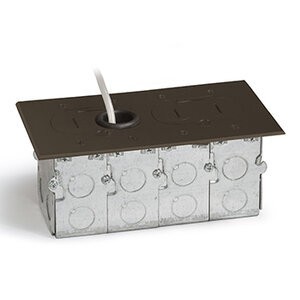 AP-RCFB-2-DBP Floor box with Dark Bronze cover