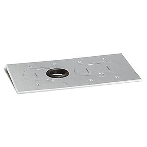 AP-RCFB-2-A Floor box for wood floors, hides the plug