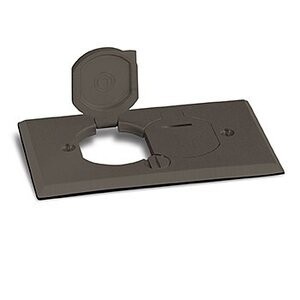 AP-SWB-2-LR-DB Floor box cover only in dark bronze