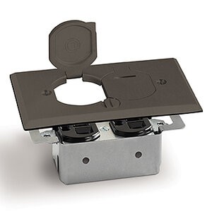 AP-RRP-2-LR-DB floor box and cover