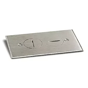 AP-RRP-2-NS Nickel Silver/Floor Box/Sleeve/Duplex/Wood Floor