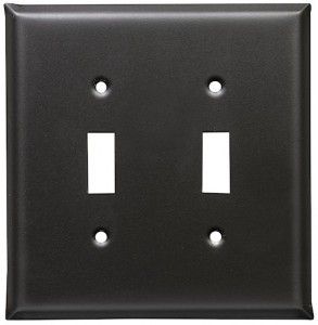 Soft Black Light Switch Covers - Outlet Covers