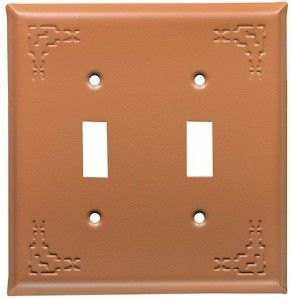 Terra Cotta Indian Design Switch Plates