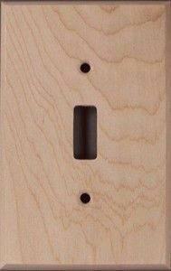 Wood Wallplates and Switchplates –