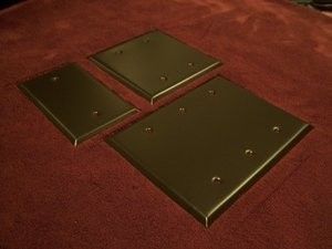 Bronze Blank Switchplates