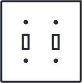 Double Toggle Switchplates