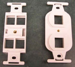 Duplex Low Voltage Housings 41087-2 for switch plates