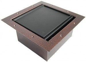 Full Pocket AV Floor Box copper