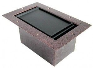 Copper Half Pocket AV Floor box