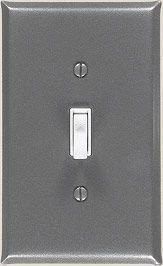 Pewter Switch Plate Cover