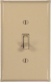 Ivory Metal Switch Plates