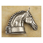 Dressage Horse Cabinet Hardware Design Facing Right-Made in the USA